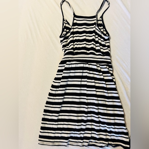 Universal Thread Black and White Asymmetrical Dress - Picture 2 of 2
